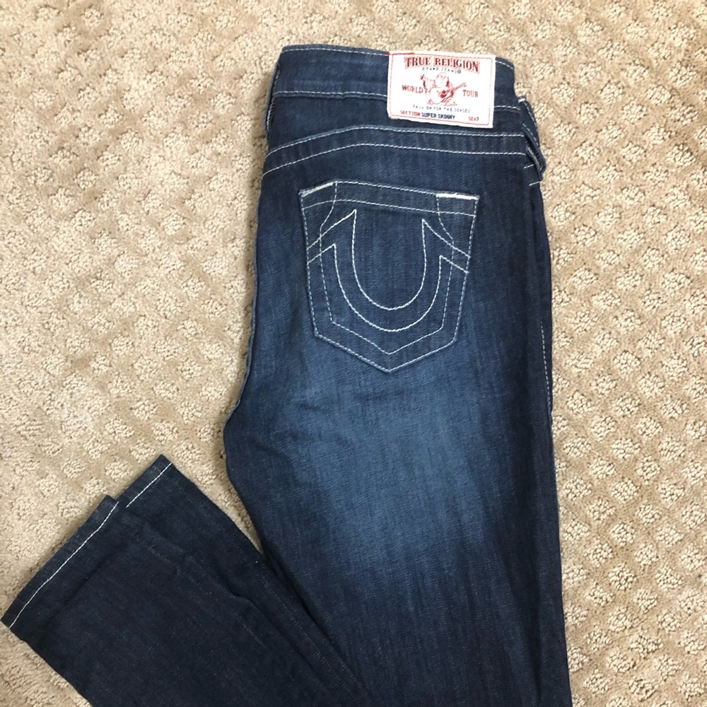 NWOT True Religion skinny jeans size 28